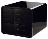 HAN Schubladenbox i-Box - A4/C4, 5 geschlossene Schubladen, schwarz Schubladenbox schwarz A4/C4 5