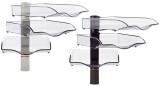 Novus® Belegefach CopySwinger III - anthrazit Schalenset, B4, 3 Stück, Kunststoff Ablageschale