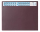 Durable Schreibunterlage mit Jahreskalender - PVC, 650 x 520 mm, rot Schreibunterlage 65 x 52 cm rot