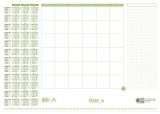 Ursus® Green Schreibunterlage - 525 x 375 mm, Recycling-Papier, 30 Blatt Schreibunterlagenblock