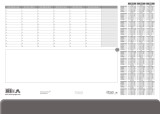 Ursus® Style Schreibunterlage Timo - 525 x 375 mm, Papier, 50 Blatt Schreibunterlagenblock 80 g/qm