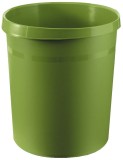HAN Papierkorb GRIP - 18 Liter, rund, 2 Griffmulden, extra stabil, grün Papierkorb GRIP grün 18 l
