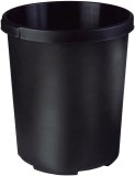 HAN Großpapierkorb KLASSIK XXL - 50 Liter, rund, extra stabil, schwarz Papierkorb KLASSIK XXL 50 l