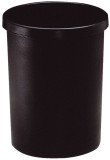 MM Metzger Mendle Papierkorb, 33 Liter - schwarz, Ø min/max: 290/335 / 430 mm hoch Papierkorb