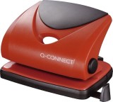 Q-Connect® Locher - 20 Blatt, rot Locher 20 Blatt rot