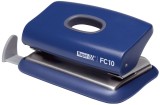 Rapid® Bürolocher FC10, Kunststoff, 10 Blatt, blau Locher 10 Blatt blau