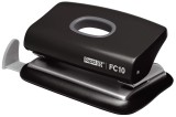 Rapid® Bürolocher FC10, Kunststoff, 10 Blatt, schwarz Locher 10 Blatt schwarz