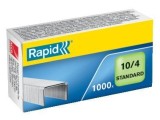 Rapid® Heftklammern No. 10 - Standard, verzinkt, 1000 Stück Heftklammern No. 10 bis 10 Blatt