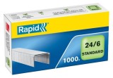 Rapid® Heftklammern 24/6 Standard, verzinkt, 1.000 Stück Heftklammern 24/6 bis 20 Blatt