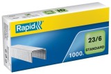 Rapid® Heftklammern 23/6mm Standard, verzinkt, 1000 Stück Heftklammern 23/6 bis 20 Blatt
