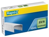 Rapid® Heftklammern 23/8mm Standard, verzinkt, 1000 Stück Heftklammern 23/8 bis 50 Blatt