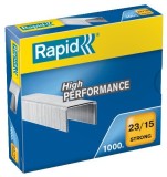 Rapid® Heftklammern 23/15mm Strong, verzinkt, 1000 Stück Heftklammern 23/15 bis 120 Blatt