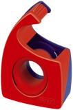 tesa® Handabroller Easy Cut® - 10 m x 19 mm, rot/blau Handabroller rot/blau Rollen bis 26 mm Ø