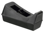 Q-Connect® Tischabroller - für Rollen bis 19 mm x 33 m, schwarz Lieferung ohne Klebeband. schwarz