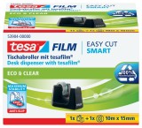 tesa® Tischabroller Easy Cut® Smart ecoLogo® - inkl. 1 Rolle Klebefilm Eco & Clear Tischabroller