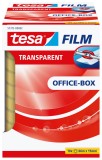 tesa® Klebefilm Office Box - transparent, 15 mm x 66 m, 10 Rollen Klebefilm 15 mm 66 m 76 mm
