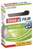 tesa® Klebefilm Eco & Clear - unsichtbar, 15 mm x 10 m Klebefilm 15 mm 10 m 26 mm 1 Rollen