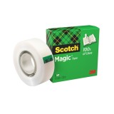 Scotch® Klebeband Magic 810, Zellulose Acetat, unsichtbar, beschriftbar, 33 m x 19 mm Klebeband