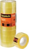Scotch® Klebeband Transparent 508, PP, 33 m x 19 mm, 8 Rollen Klebeband 19 mm x 33 m 8 Rollen 26 mm