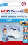 tesa® Powerstrips® Small - ablösbar, Tragfähigkeit 1 kg, weiß, 14 Stück Powerstrips 1 kg weiß
