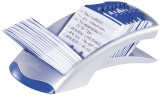 Durable Adresskartei TELINDEX® DESK VEGAS, metallic silber Kartengröße: 104 x 72 mm Kartei