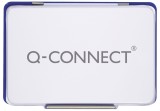 Q-Connect® Stempelkissen 9 x 5,5cm blau Stempelkissen blau Größe 3 90 mm 55 mm