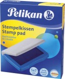 Pelikan® Stempelkissen 3E Kunststoff-Gehäuse - 70 x 50 mm, blau getränkt Stempelkissen blau