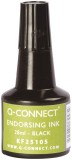 Q-Connect® Stempelfarbe - ohne Öl, 28 ml, schwarz Stempelfarbe schwarz 28 ml