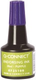 Q-Connect® Stempelfarbe - ohne Öl, 28 ml, violett Stempelfarbe violett 28 ml