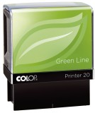 COLOP® Printer 20 Green Line - max . 4 Zeilen, 14 x 38 mm mit Gutschein Textstempel Selbstfärber