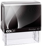 COLOP® Printer 40 - für max. 6 Zeilen, 23 x 59 mm mit Gutschein Textstempel Selbstfärber schwarz