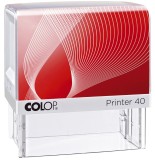 COLOP® Printer 40 mit Logo - für max. 6 Zeilen mit Logo, 23 x 59 mm mit Gutschein Textstempel
