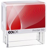 COLOP® Printer 50 mit Logo - für max. 7 Zeilen mit Logo, 30 x 69 mm mit Gutschein Textstempel