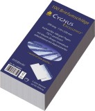 Cygnus Excellence Briefumschlag DL, haftkebend, weiß, Offset 100g, 100 Stück DL weiß haftklebend