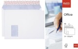 Elco Briefumschlag Office - C4, hochweiß, haftklebend, mit Fenster, 80 g/qm, 10 Stück weiß