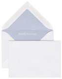 Elco Briefumschlag Prestige - C7, 25 Stück, hochweiß, gummiert Briefumschlag ohne Fenster weiß