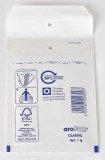 aroFOL® Luftpolstertaschen Nr. 1, 100x165 mm, weiß, 10 Stück Luftpolstertasche weiß Nr. 1 7 g