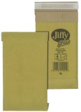 Jiffy® Papierpolstertasche Größe 0 - 150 x 229mm, braun Mindestabnahmemenge - 10 Stück. braun