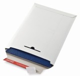 ColomPac® Versandtaschen Vollpappe 170x245x30 mm (A5), weiß Versandtasche Pappe A5 weiß