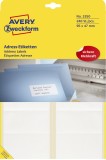 Avery Zweckform® 3350 Adress-Etiketten - 95 x 47 mm, selbstklebend, 240 Stück Adressetiketten