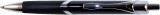 SKW solutions Kugelschreiber Burgos - Stärke M, schwarz gummierter Dreikant-Schaft Kugelschreiber