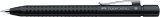 Faber-Castell Druckbleistift GRIP 2011 - 0,7 mm, B, schwarz-matt Druckbleistift schwarz matt 0,7 mm