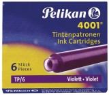 Pelikan® Tintenpatrone 4001® TP/6 - violett, 6 Patronen Tintenpatrone violett 6 Patronen