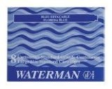 Waterman Tintenpatronen - floridablau, Standard-Großraum, 8 Patronen Tintenpatrone floridablau