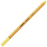 STABILO® Fineliner - point 88 - gelb Fineliner gelb 0,4 mm metallgefasste Spitze