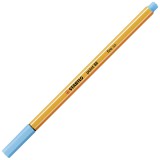 STABILO® Fineliner - point 88 - azurblau Fineliner hellblau 0,4 mm metallgefasste Spitze