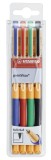 STABILO® Tintenroller - pointVisco - 4er Pack - blau, rot, grün, schwarz Tintenroller 0,5 mm
