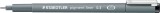 Staedtler® Feinschreiber pigment liner - 0,3 mm, schwarz Fineliner schwarz 0,3 mm silber