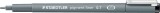 Staedtler® Feinschreiber pigment liner - 0,7 mm, schwarz Fineliner schwarz 0,7 mm silber