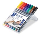 Staedtler® Feinschreiber Universalstift Lumocolor® - permanent, S, 8 Farben Staedtler® Box